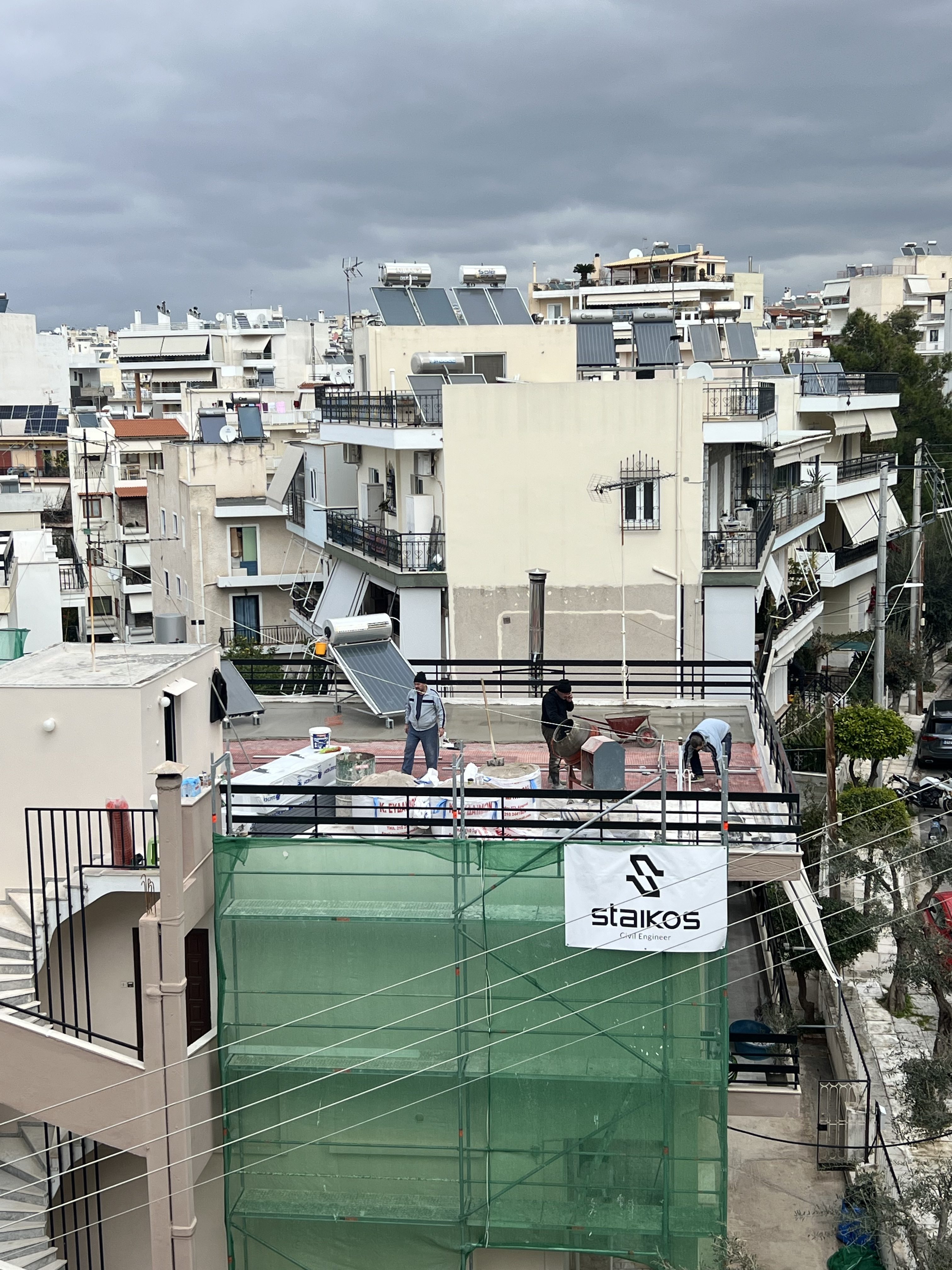 Ανακαίνιση όψεων και μόνωση δώματος